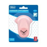 FURADOR EM FORMA DE CORAÇÃO TILIBRA 34550 ROSA