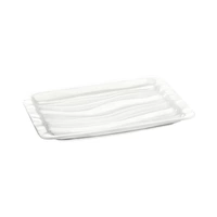 BANDEJA DE PORCELANA WILMAX WL-992594/A 32 X 20 CM BLANCO