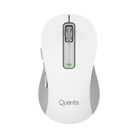 MOUSE INALÁMBRICO QUANTA CLICK&GO QTMOI40 BLANCO