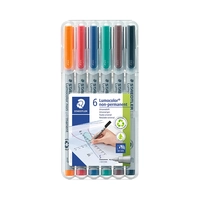 MARCADOR ROTULADOR STAEDTLER LUMOCOLOR NON-PERMANENT 311 WP6 6 UNIDADES