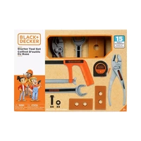 KIT DE JUEGO JAKKS PACIFIC BLACK+DECKER STARTER TOOL SET 39665 15 PIEZAS