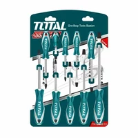 DESTORNILLADOR TOTAL THT250610 KIT LLAVE DE 10PCS