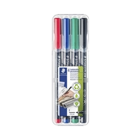 MARCADOR STAEDTLER LUMOCOLOR PERMANENTE 318 WP4 4 UNIDADES