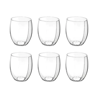 SET DE VASOS RCR WORLD'S BEST 26008020006 390ML 6 PIEZAS