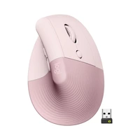 MOUSE INALÁMBRICO LOGITECH 910-006472 LIFT LEFT ERGO ROSE