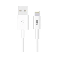 CABO HYE HYE-25BC USB-A A LIGHTNING 1.2M BRANCO