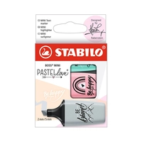 MARCADOR STABILO BOSS MINI PASTELLOVE 07/03-49 3 UNIDADES