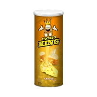 PAPAS FRITAS KING POTATO CHEESE 160GR	