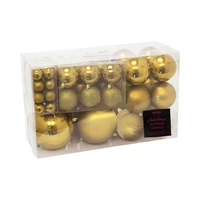 SET DE PELOTAS NAVIDEÑAS KPM 048825 DORADO 94 UNIDADES