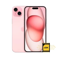 CELULAR APPLE IPHONE 15 128GB PINK ESIM - CHIP VIRTUAL