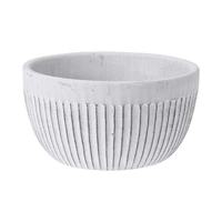 VASO DE CERÂMICA KPM 033447 19 X 10 CM BRANCO