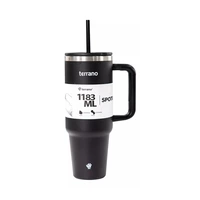 VASO TÉRMICO TERRANO SPOTIE CUP 1183ML NEGRO