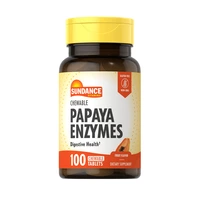 VITAMINA SUNDANCE PAPAYA ENZYME CHEWABLE 100 COMPRIMIDOS