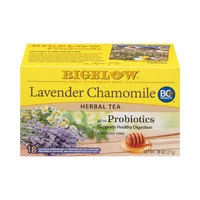 TÉ BIGELOW LAVENDER CHAMOMILE PLUS PROBIOTICS 18 UNIDADES