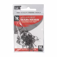 ANZUELO MARINE SPORTS SUPER MARUSEIGO NEGRO NICKEL 12 50PCS