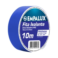 CINTA AISLANTE EMPALUX FI10801 19MM 10M AZUL