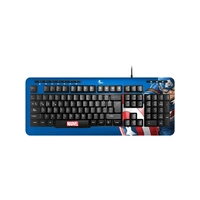 TECLADO XTECH XTK-M401CA CAPITAN AMERICA AZUL