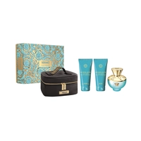 KIT PERFUME VERSACE DYLAN TURQUOISE EAU DE TOILETTE 4 PIEZAS