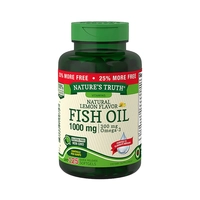 VITAMINA FISH OIL NATURE´S TRUTH NATURAL LEMON FLAVOR 1000MG 125 SOFTGELS