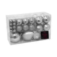 SET DE PELOTAS NAVIDEÑAS KPM 048839 PLATA 94 UNIDADES