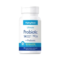 VITAMINA PIPINGROCK ULTIMATE PROBIOTIC 142MG 50 CÁPSULAS