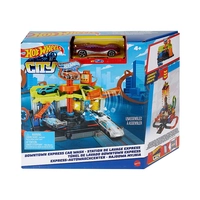 PISTA DE JUEGO MATTEL HOT WHEELS DOWNTOWN EXPRESS CAR WASH HDR27