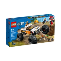 BRINQUEDO DE CONSTRUÇÃO LEGO CITY 4X4 OFF-ROADER ADVENTURES 60387 252 PEÇAS