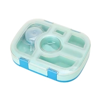 LANCHEIRA STOR WIND ROSE BENTO BOX N23-03143 AZUL/VERDE AGUA 650ML 