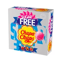 CHUPETIN CHUPA CHUPS SUGAR FREE 6 UNIDADES 11GR