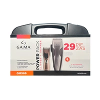 CORTADOR DE CABELLO GAMA POWER PACK GM566 29 PIEZAS 220V