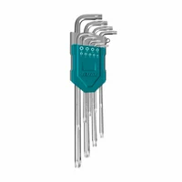 LLAVE TOTAL THT106392 JUEGO TORX 9 PIEZAS