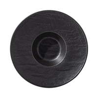 PLATO HONDO WILMAX SLATESTONE WL-661115/A 24 CM NEGRO